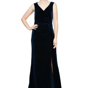 Women's Velvet Rhinestone-Trim Dress